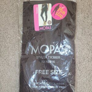 NWT Mopas Fleece Lined leggings